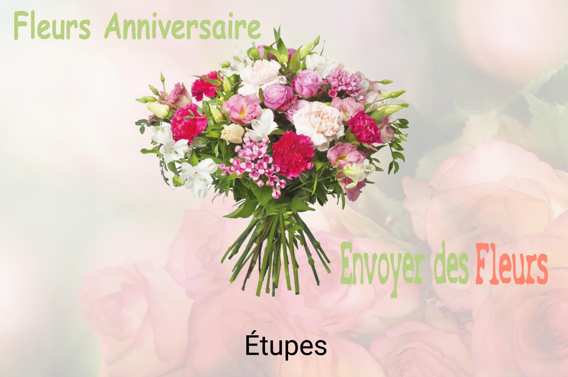 Bouquet de fleurs d’anniversaire livré à Étupes